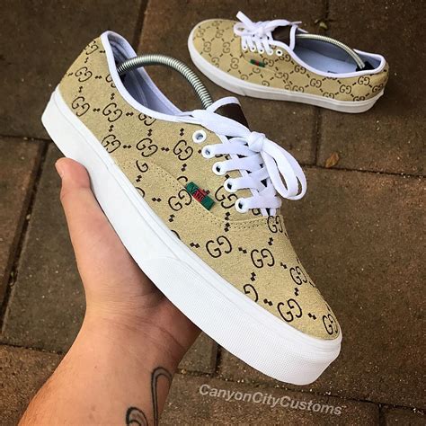 gucci vàng|gucci vans custom.